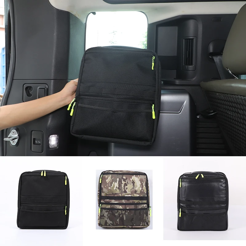

For Land Rover Defender 110 2020-2025 Oxford Cloth Car Trunk Side Window Storage Bag Organizer Stowing Tidying Car Accessories