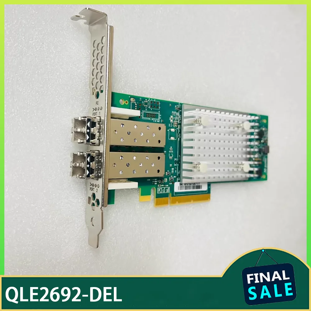 

QLE2692-DEL 0YCVFG WVT0T 0CK9H1 16Гб двухпортовая оптоволоконная карта HBA QLE2692