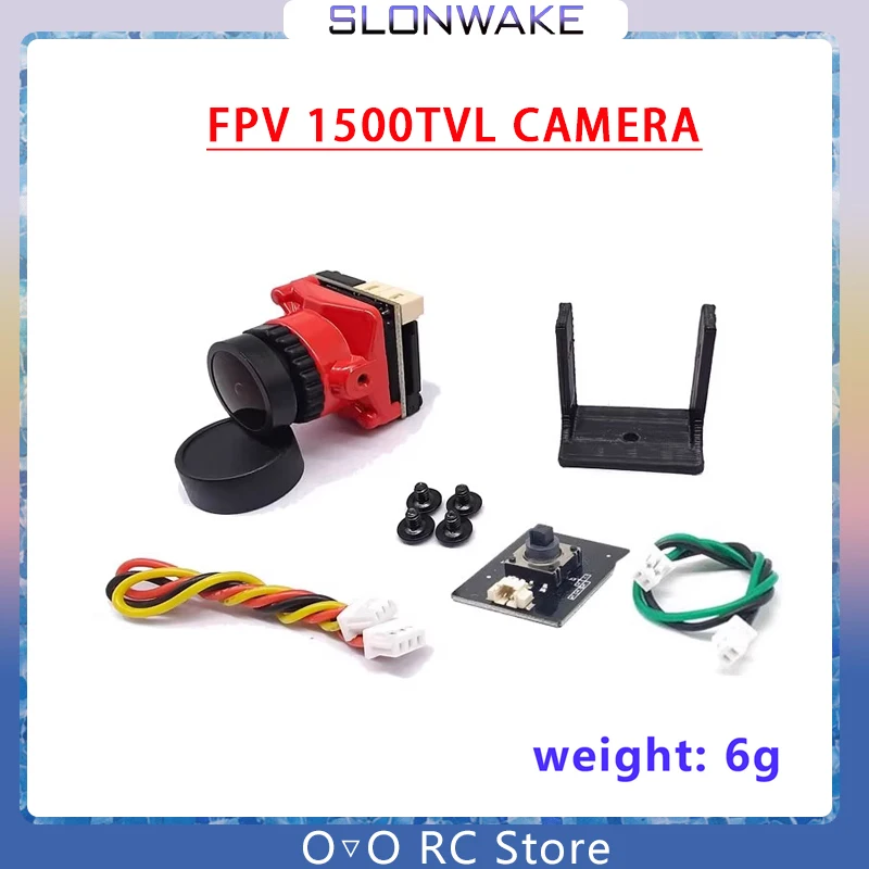 New 1/3 CMOS 1500TVL Mini FPV Camera 2.1mm Lens Power 5V-30V PAL/NTSC With OSD Internal adjustable For 5.8G RC Racing Drone