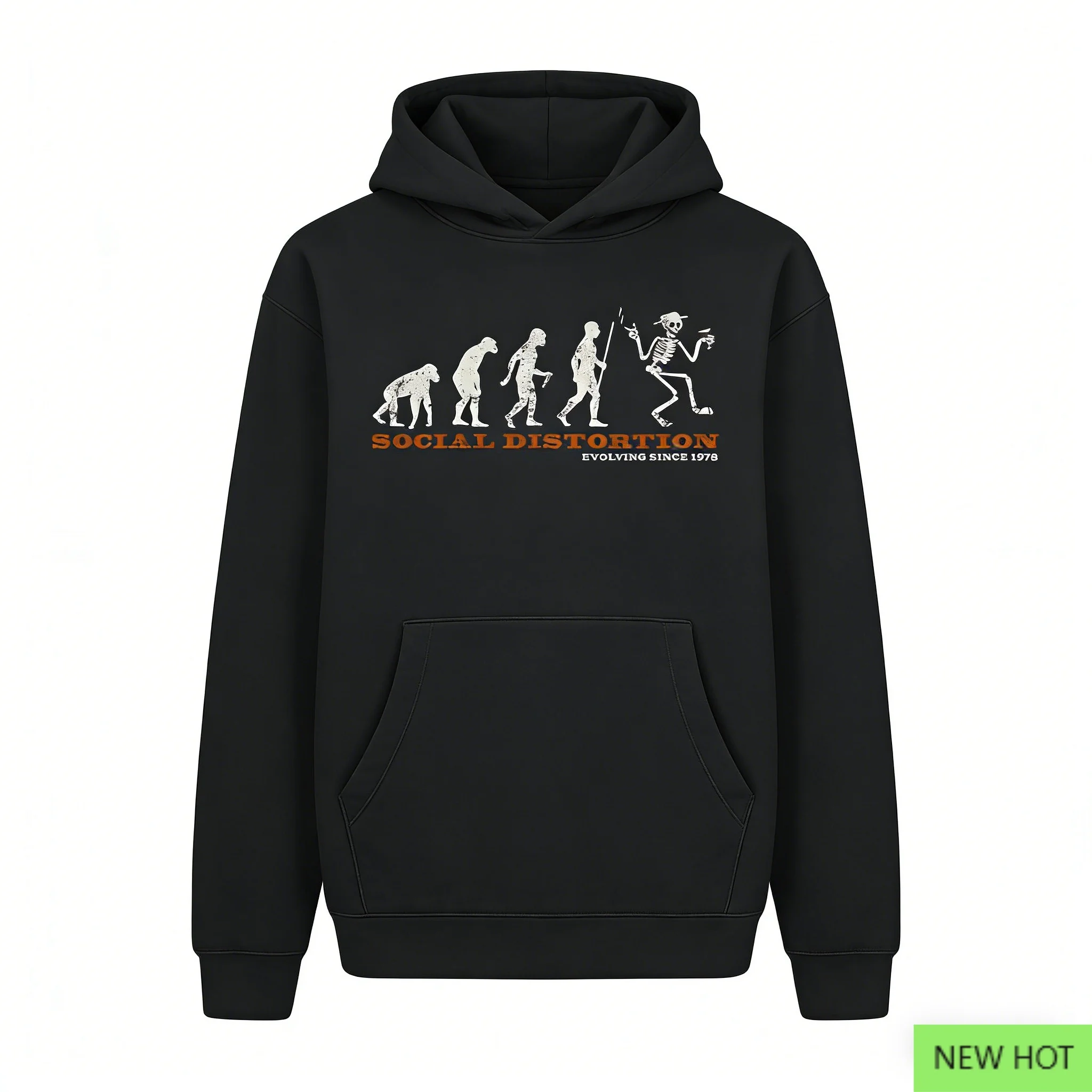 تطور التشويه الاجتماعي برقبة دائرية، توب بانك روك، مثالي للمعجبين الذين يحبون الولايات المتحدة بانك وريترو المتمردين فيبي #2