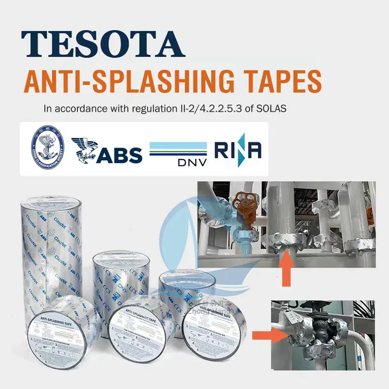871802 Marine splash-proof tape Fire engine room YouTube valve splash-proof tape CCS certificate 871801