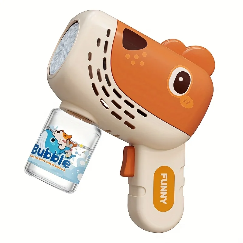 منفاخ فقاعات ممتع محمول مانع للتسرب، مثالي لعيد الميلاد وألعاب الزفاف وألعاب الصيف - غير متضمن البطارية والسائل #5