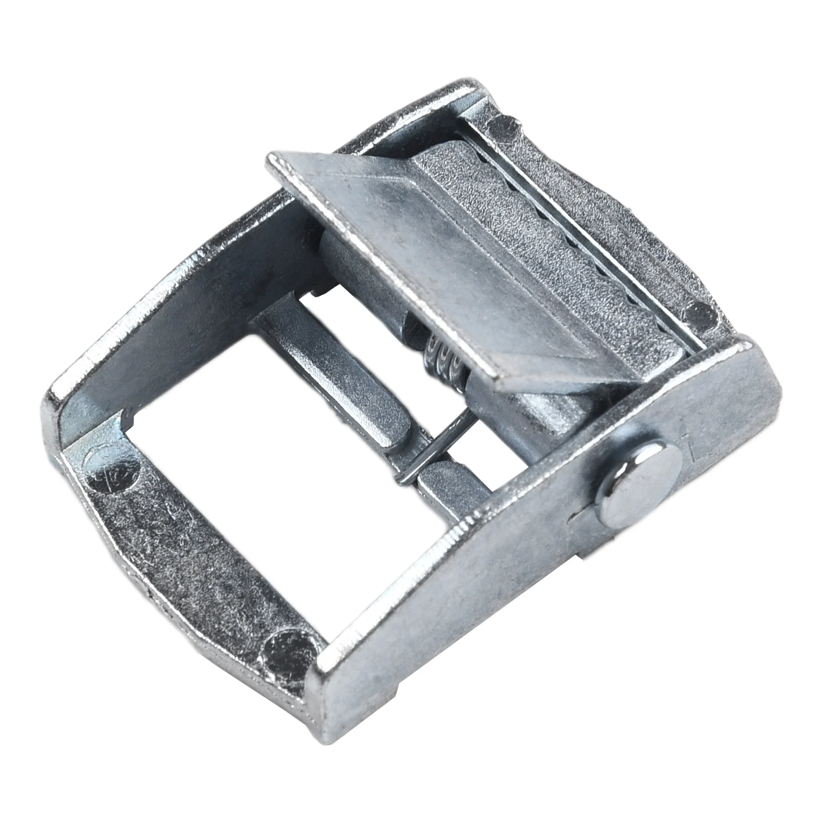 Buckle Snap Tightener 2.5CM Wide Brand New For Securing Cargo Heavy Duty Ratchet Straps Silver Zinc Alloy Buckle