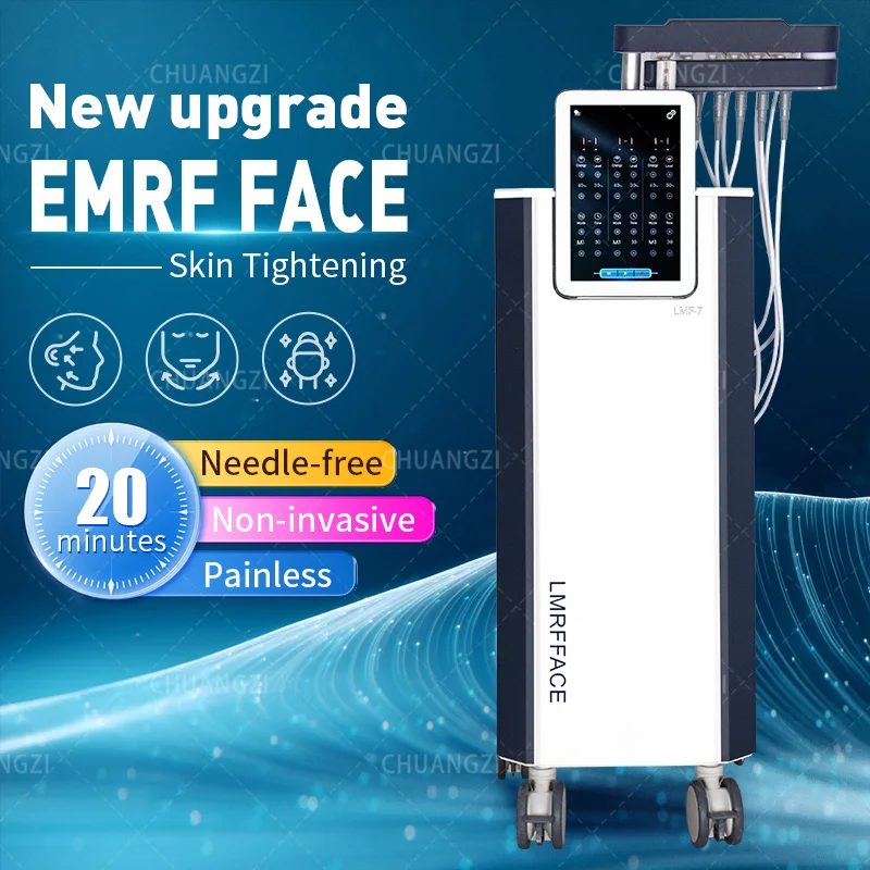 

LMRFFACE Wrinkle Removal Anti-aging Microcurrent Facial Lifting Skin Tightening Emrf Facial Machine Activate Collagen Beautify