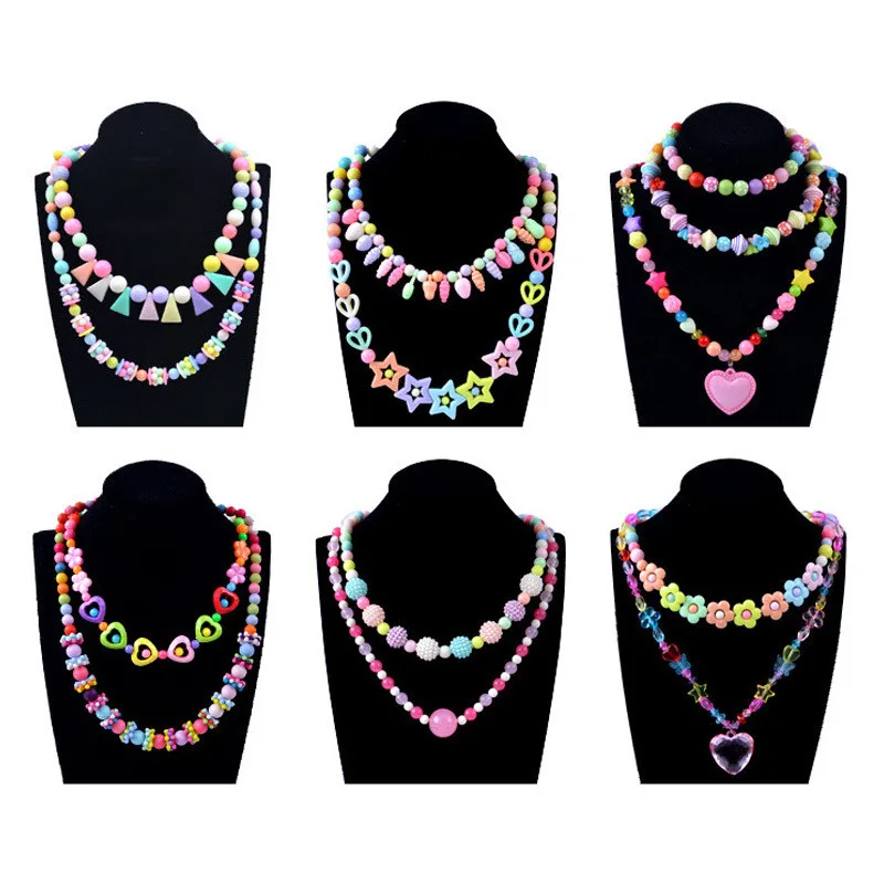 Nieuwe Diy Handgemaakte Kralen Speelgoed Met Accessoire Set Kinderen Creatieve 24 Grid Girl Sieraden Maken Speelgoed Educatief Speelgoed Kinderen Gift