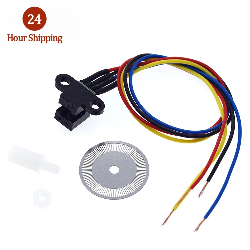 Photoelectric Speed Sensor Encoder Coded Disc Code Wheel For Freescale Smart Car 5V For Arduino DIY