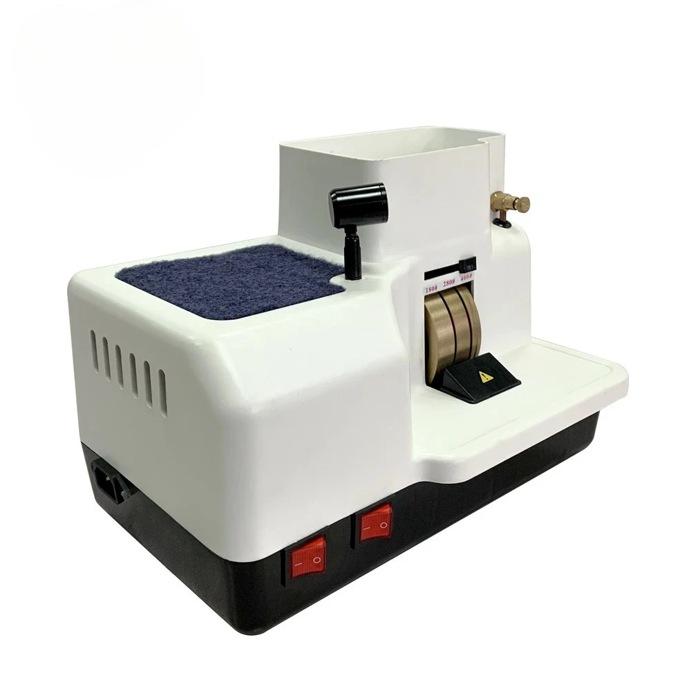Coarse grinding and fine grinding chamfering machine for optical shops