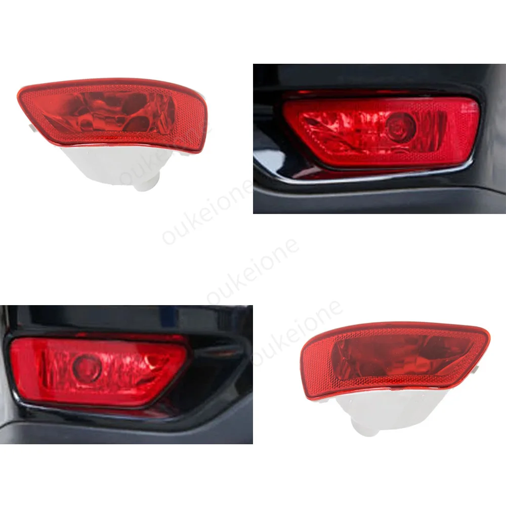 57010716AC L/R Rear Bumper Reflector Brake Light Tail Lamp for Jeep Grand Cherokee Compass 2011-2016 Dodge Journey 57010717AC view 6