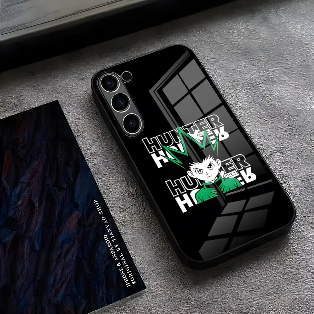 Hxh Hunter x hunter License Phone Case for S24 Ultra Samsung S23 S22 S20 Fe S21 Plus Galaxy A54 A34 A24 A53 Note 20 Glass Cover