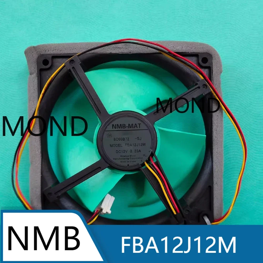 

NMB FBA12J12M Refrigerator Cooling Fan NMB-MAT for Panasonic Haier Freezer DC12V 0.23A FBA12J15V 115V 0.28A 2.5cm New Original