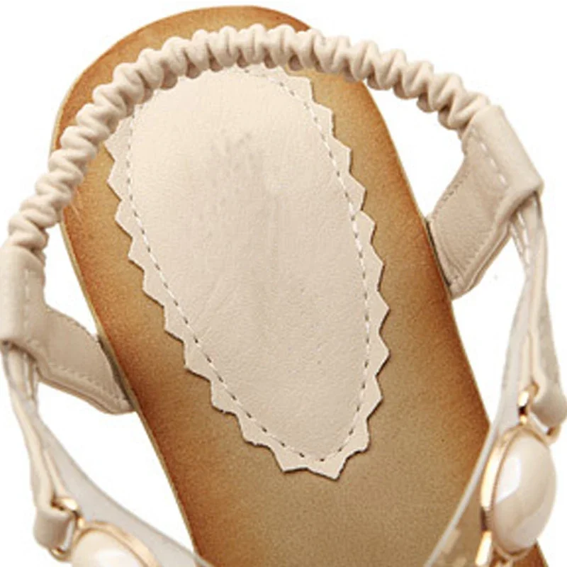 CEYANEAO Women Sandals Bohemia diamond Wedges Gladiator Beach Sandal Flip Flops summer student shoes Sandals women YDT533
