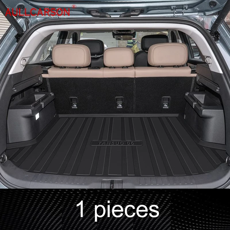 For Chery Jaecoo J7 2023 2024 Trunk Mats TPE Durable Cargo Liner Boot Carpets Interior Waterproof Accessories