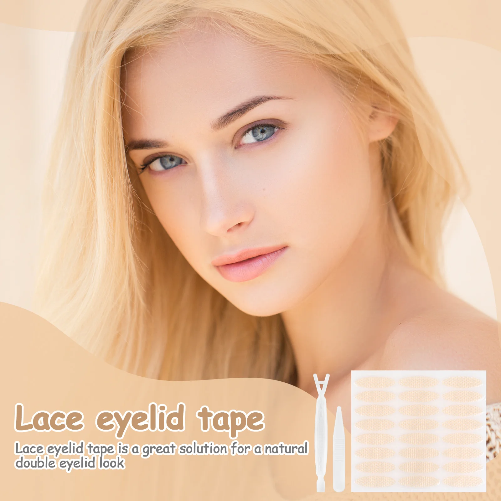 240 pçs fita de pálpebra de renda para olhos com capuz invisível dupla pálpebra elevador tiras de longa duração leve ferramenta de maquiagem dos olhos