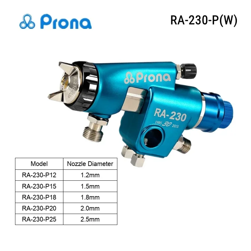 TaiwanProna RA-130 230 Universal Air Paint Spray Gun Durable Topcoat Sprayer Tool for Woodworking Furniture Car Coating Workshop