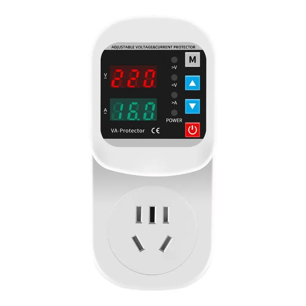Adjustable Protection Voltage Protector Socket Automatic Reclosing Digital Display Voltage Protection Plug