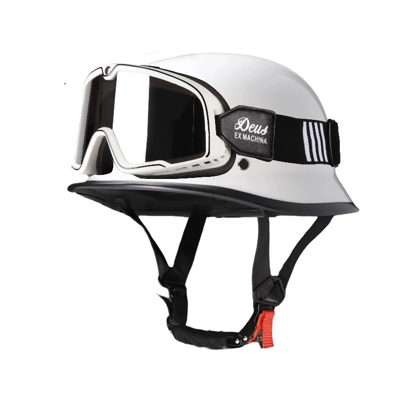 

German Vintage Half Helmet G.I. Half Helmet Japanese style retro motorcycle helmet summer pleasantly cool protective glasses