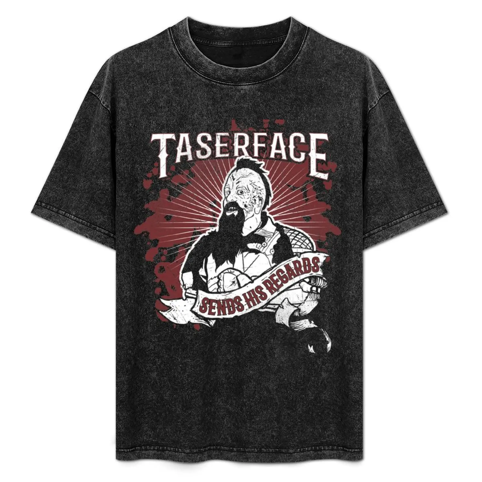

Taserface sends his Regards T-Shirt Gym Exercise Short Sleeve T-Shirt