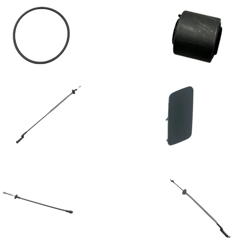 O-ring  Front door cable - center to outside Rear door cable bushing Cap - Electric cleaning nozzle