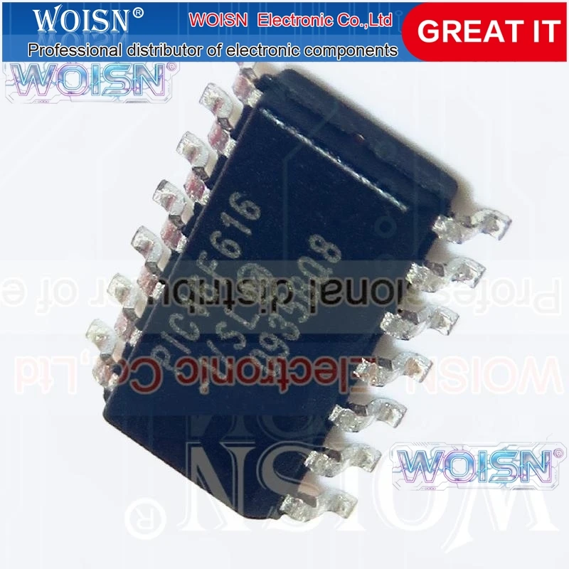 1pcs-20pcs SOP-14 PIC16F616 PIC16F616-I/SL