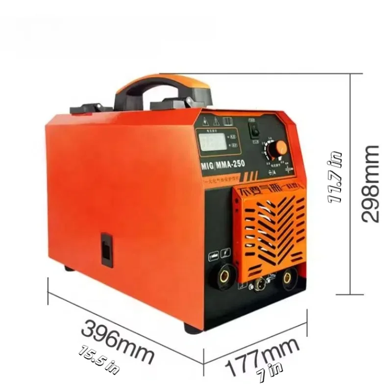 220V 1-5KG Wire CO2 Gas Shielded Welder Portable MIG/MMA 250A Arc IGBT Inverter Airless Secondary Bonding Welding Machine