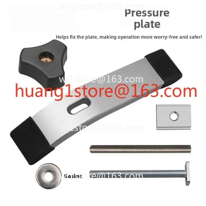 Press Block T Screw Slider Handle Chute Woodworking T Groove Press Plate Groove Spherical Aluminum Plastic Stainless Steel Tools