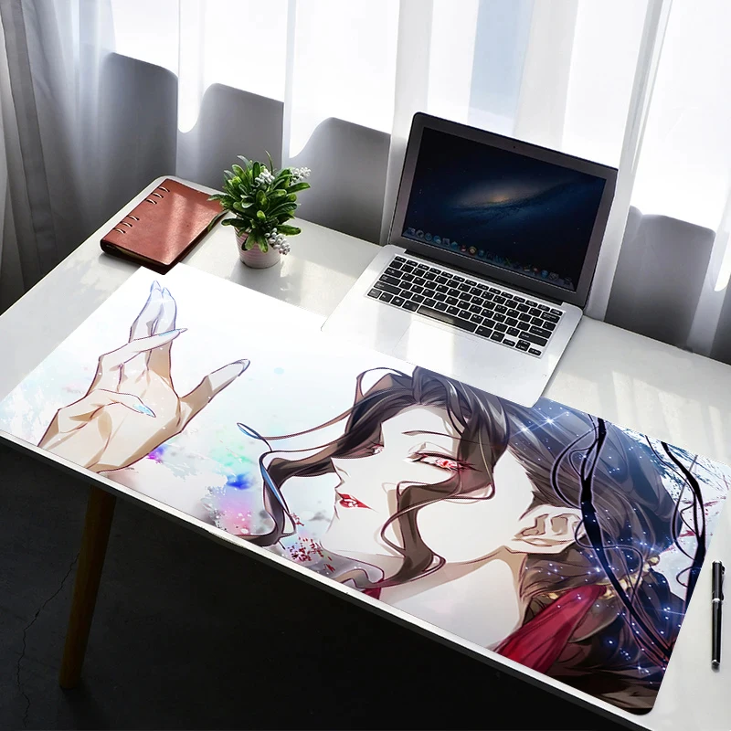 

Mouse Pad Computer Gaming Accessories Mousepad Rubber Extended Desk Mat Laptop D-demon Slayer Muzan Kibutsuji Gamer Keyboard Pad