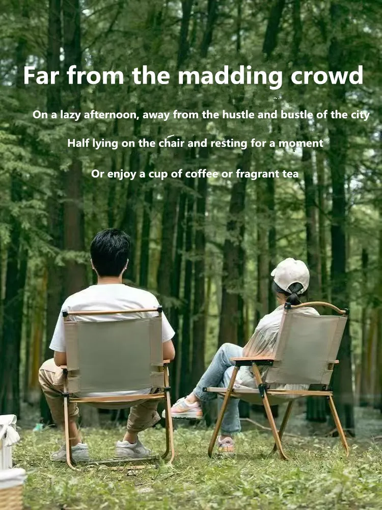 Outdoor folding chair, camping chair, ultra portable stool, picnic beach chair, leisure picnic back chair, fishing chair image 6