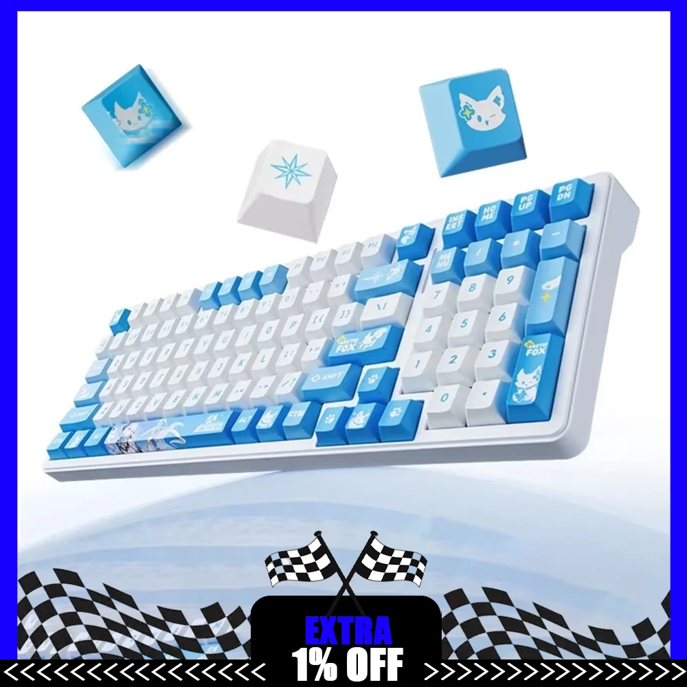 

ATK A98 PRO Mechanical Keyboard 3mode wireless Bluetooth A98PRO Gaming Keyboard Ergonomics Hot Swap Custom Esports Office Gift