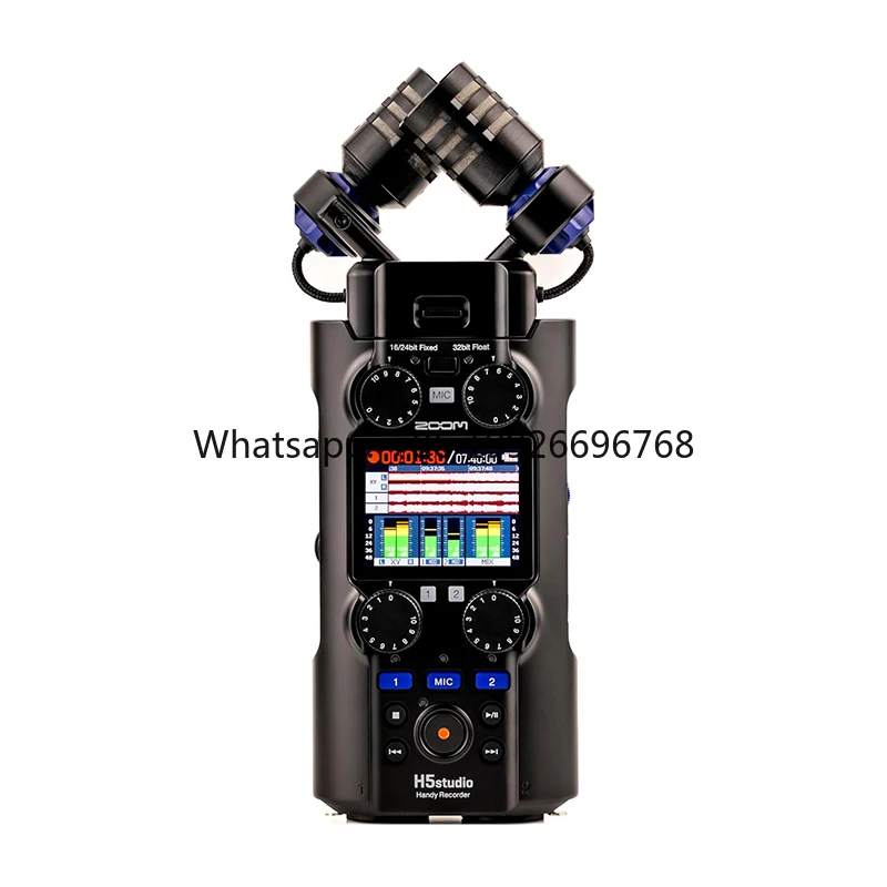 

Zoom H5studio Handy Recorder with 32-Bit Float, Gain Knobs, 6-Track Recording, Large 19.4mm Microphone, F-Series Preamps