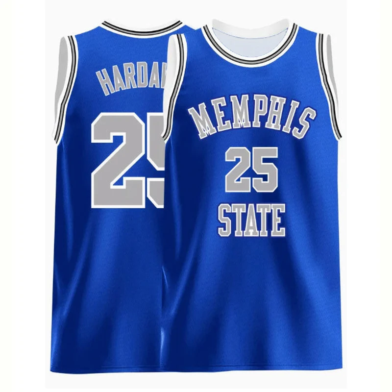 # 25-blaues Basketball-Trikot, atmungsaktiv und lockere Passform, geeignet für Sport und Street-Style, ein Muss für Basketball-Enthusiasten