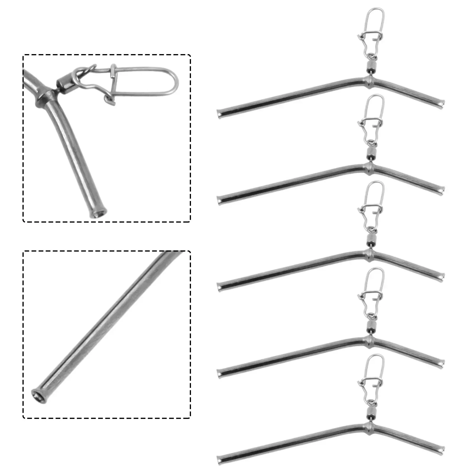 Brand New Small Brass Tube Tools 5PCS 70mm Brass Connector Excellent Workmanship Practical Quality Assurance Sliver