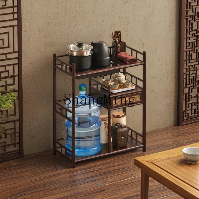 FG good-looking  new multi-purpose cabinet against the wall tea table high-end Bogu rack tea side cabinet