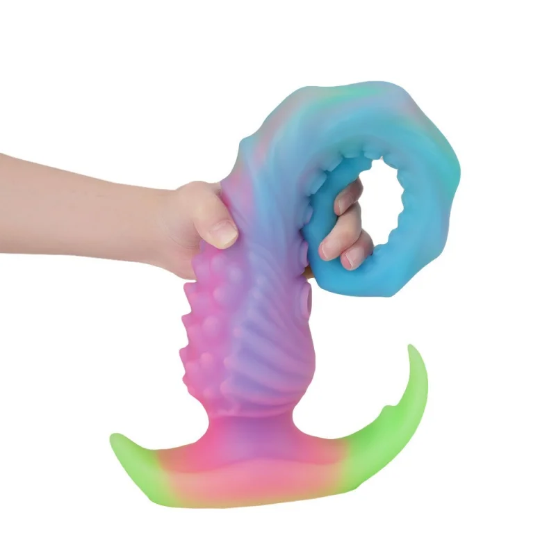 Enorme Tentakels Anale Plug Zachte Octopus Siliconen Dildo Vaginale Stimulatie Lange ButtPlug Prostaat Massage Seksspeeltje voor Vrouwen Mannen 18