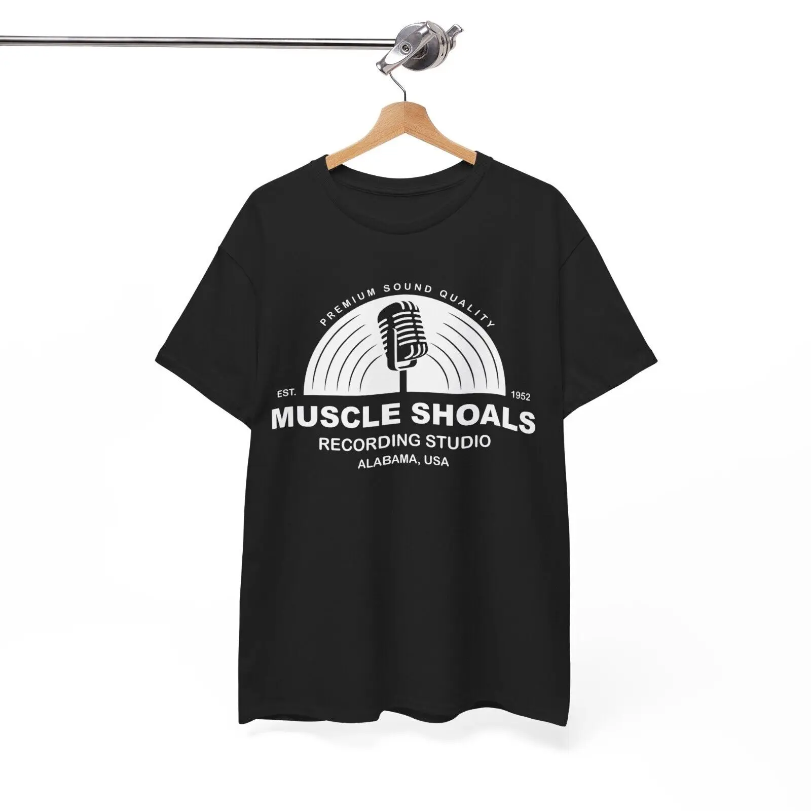 Limited Muscle Shoals Recording Studio MD Funny Logo T-Shirt S-3XL