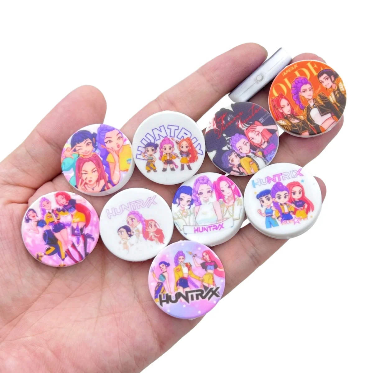 

10Pcs Silicone Beads K-POP Beads For Jewelry Making To Make Bracelets DIY Pacifier Chain Accessories For Jewelry Beads Toys