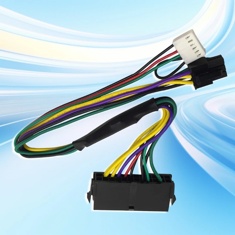 Cable adaptador fuente alimentación ATXPSU 24 pines a 6 pines para placas base estación trabajo Z230 Z220 SFF