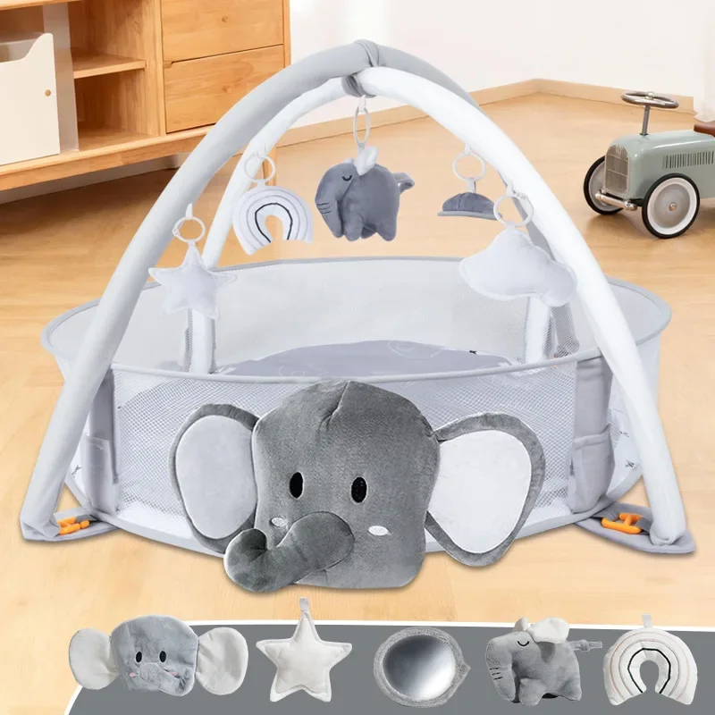 Fence Crawling Blanket Infant Rug Enlightenment Toys Baby Fitness Frame Crawling Game Blanket Multifunctional Educational Mats