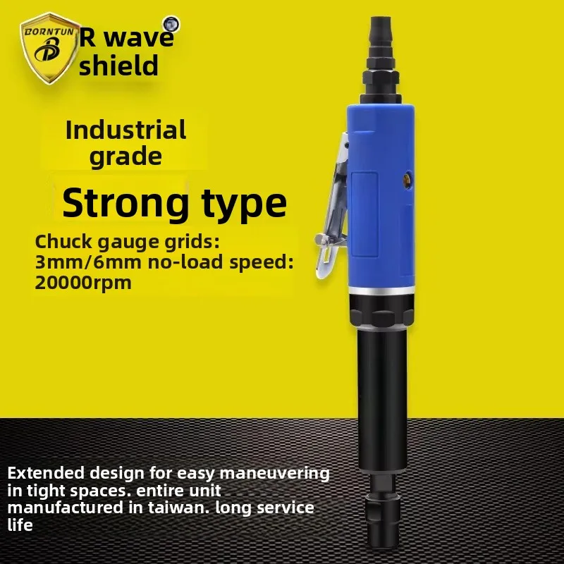 

Пневматическая гравировально-шлифовальная машина Wave Shield с удлиненным шпинделем, патрон 3/6 мм, прямая пневматическая шлифовальная машина Bd-6007