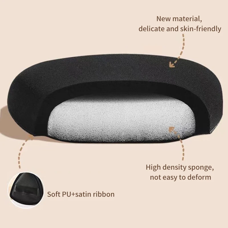 Triangle Velvet Powder Puff Pizza Flours Mini Face Makeup Sponge Cosmetics Washable Lightweight Wet And Dry Makeup Tool Beauty