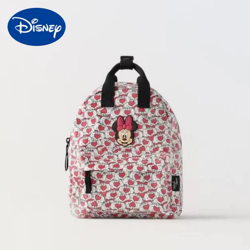 

Disney Cartoon Minnie Mickey Mouse New Kids Backpack Mini Schoolbag Girls and Boys Cute Shoulder Bag