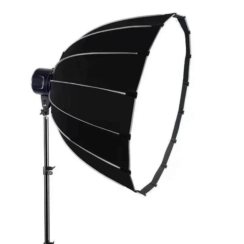 90CM Deep Mouth Parabolic Soft Light Box Live Photography Soft Light Light Quick Installation Photography Equipment