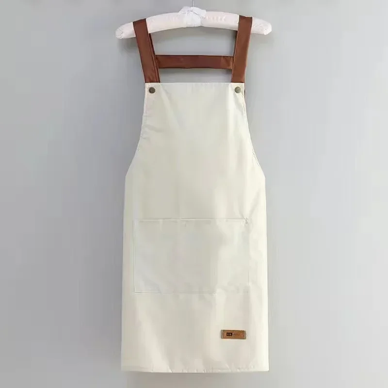 Waterproof Kitchen Apron with Large Pocket for Restaurants