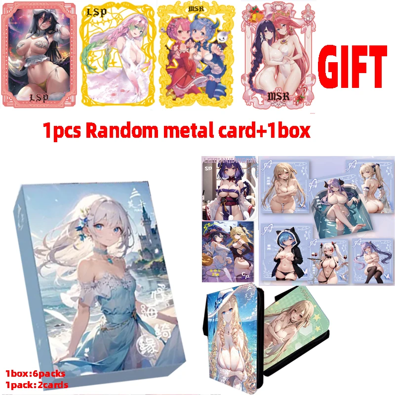 

2024 Goddes Story Cards Fuka:A Love Story in the Sea of ​​Heart Cards Rare Temperature sensor card Anime Goddess Character Toy