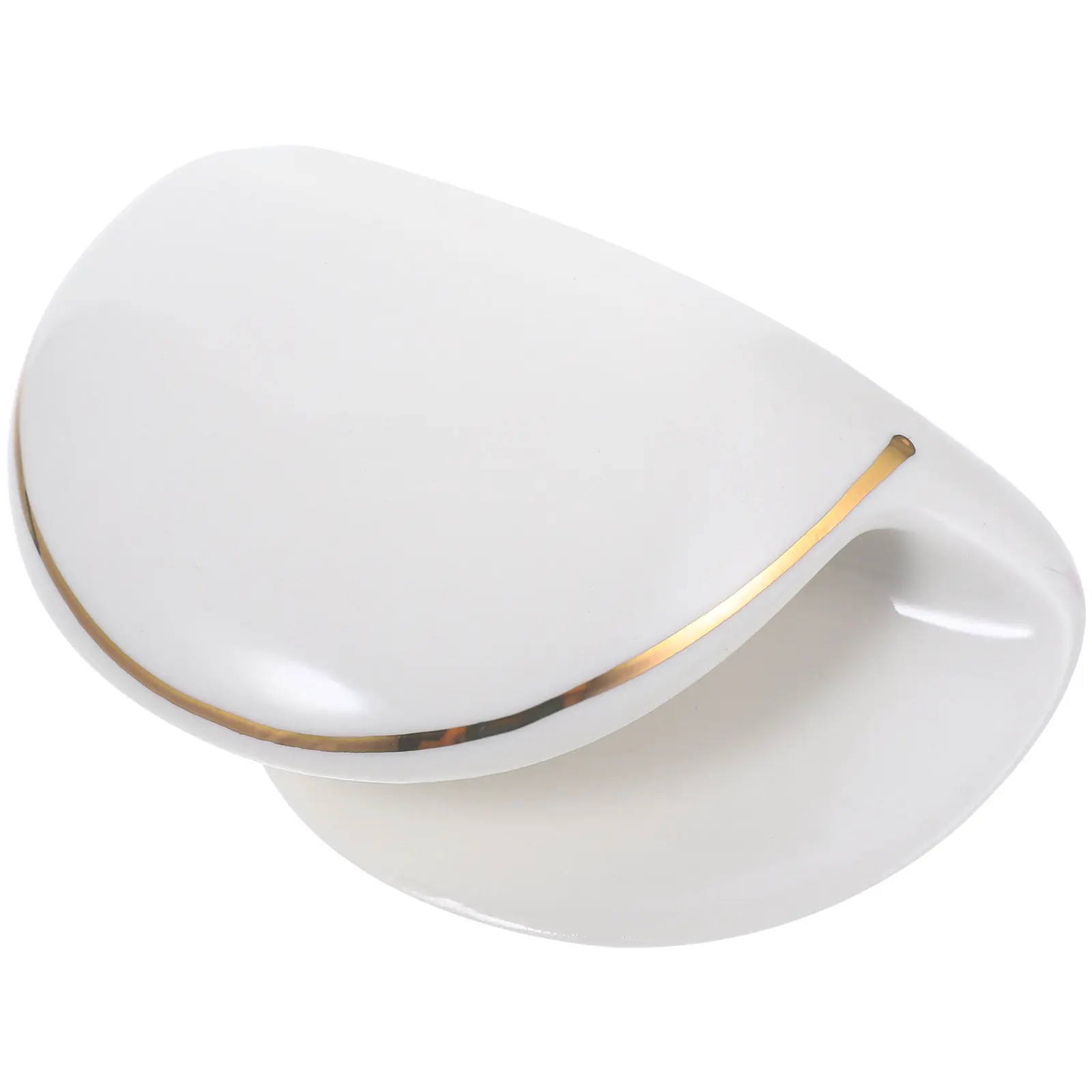 Ceramic Napkin Holder Asymmetric Modern Tissue Stand Napkin Storage Holder for Home Restaurant Kitchen Kitchen Decor view 3