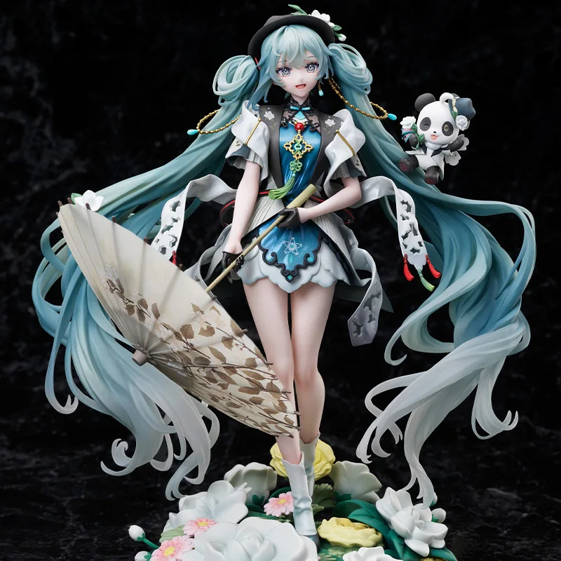 Hatsune Miku Anime FIGMA Action Figures Movable Joints Contain The Props Desktop Decoration Collection PVC Model Toys Boys Gifts