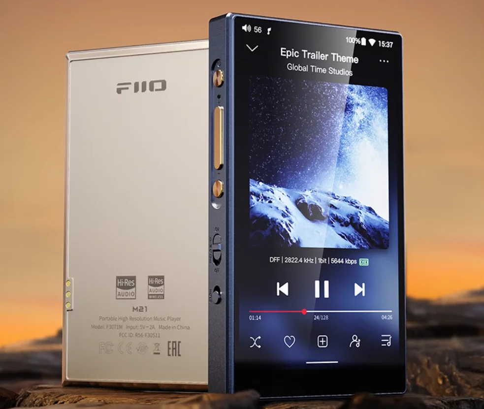 

NEW Fiio M21 Portable MP3 Player Hi-Res HIFI High Sound Quality Music Player Long Battery Life support Bluetooth WiFi Customize