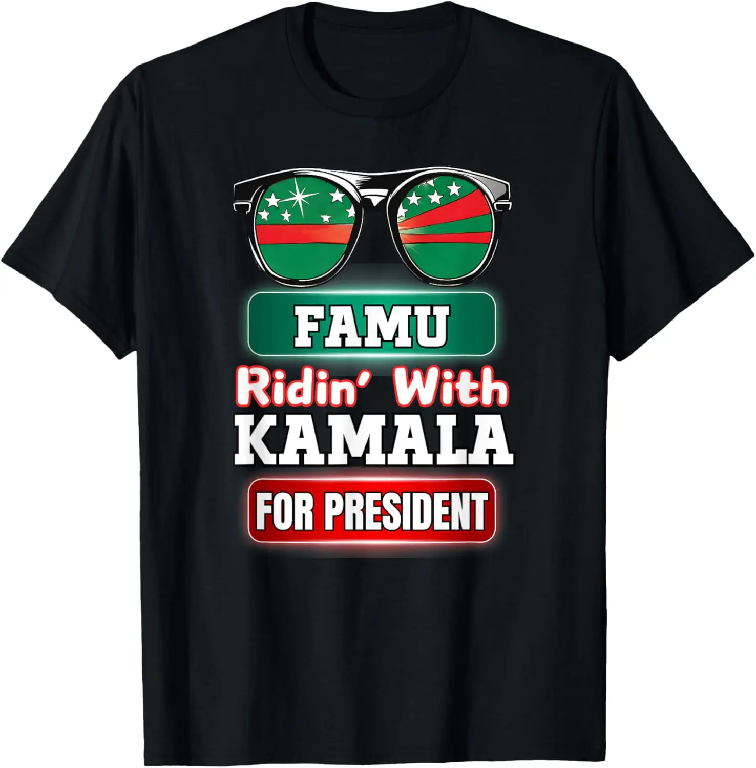 Ridin With Kamala, Florida, FAMU, HBC T-Shirt