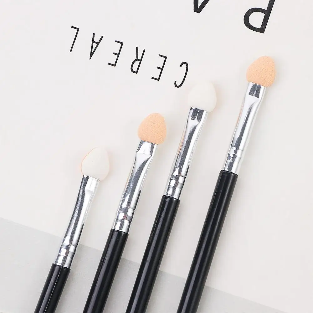 For Women Girls Dual Color Rubber Sponge Applicator Eye Shadow Brush Makeup Brush Beauty Tool
