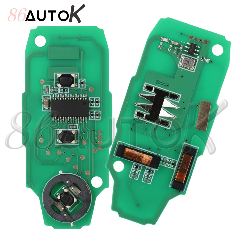 Auto Remote Key Fob For Ford Kuga Focus Fiesta Grand B-Max C-Max Mondeo 4D Chip ID49 Chip Uncut Key Blade Smart Car Key 3 Button