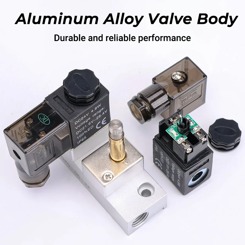 2V025-06 Multi-way Combination Type Solenoid Valve Stations Normally ClosedPneumatic Electric Valve